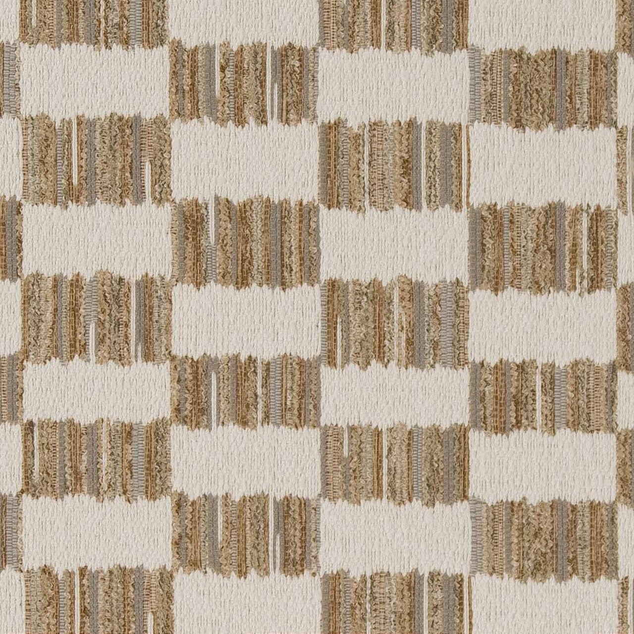 Truffle - Beige & Taupe Abstract & Geometric Upholstery Fabric 54 Inches"